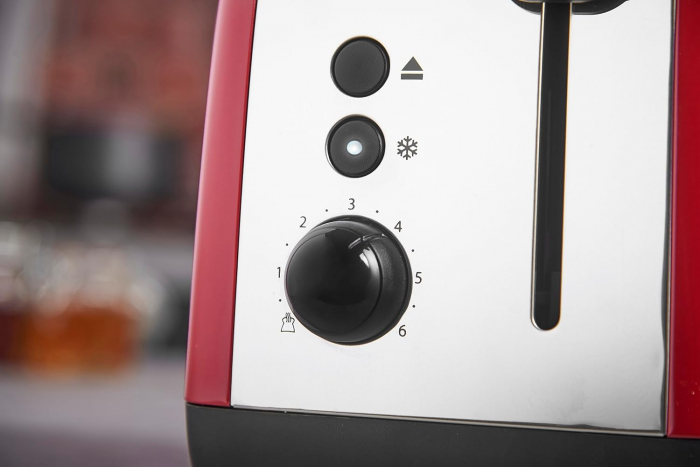Russell Hobbs prăjitor de pâine [pentru 2 felii] Colours Plus oțel inoxidabil roșu - CA NOU [3]