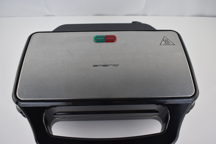 Sandwisch Maker Emerio XXL fără BPA, cu formă mare de scoică, ușor de curățat, fără scurgerea brânzei - FOARTE BUN [6]