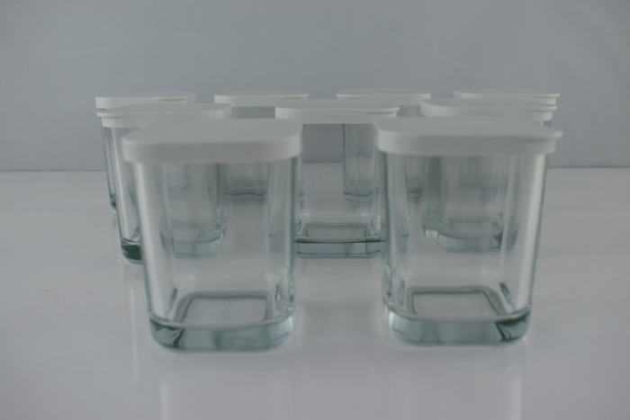 Set 9 borcane din sticlă , Capacitate 145 ml - CA NOU [6]