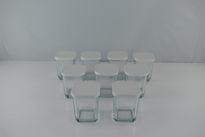 Set 9 borcane din sticlă , Capacitate 145 ml - CA NOU [5]