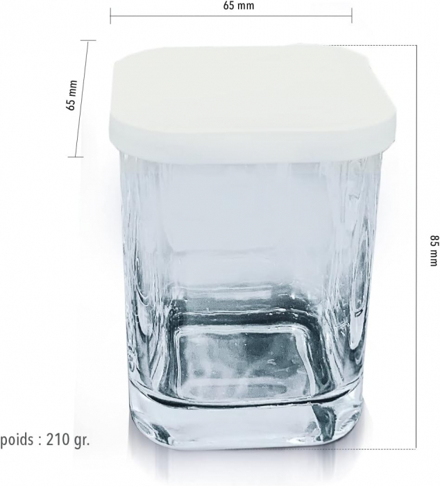 Set 9 borcane din sticlă , Capacitate 145 ml - CA NOU [2]
