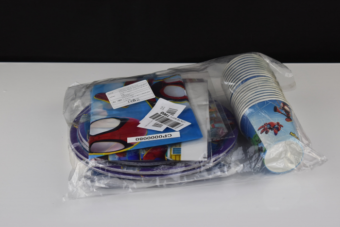 Set aniversar/Set Articole de Petrecere Spider-Man - 82 de Bucăți, Decorațiuni de Aniversare pentru Copii -CA NOU [4]