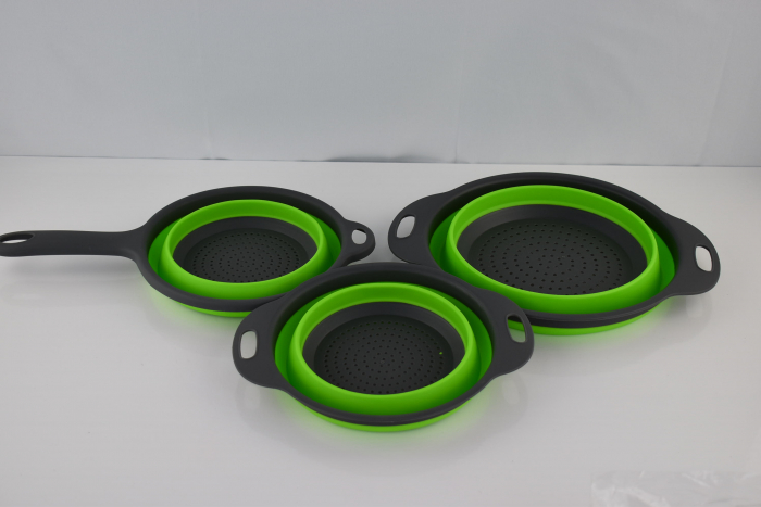 Set de 3 Sita din Silicon pentru Bucătărie cu Mâner - CA NOU [5]