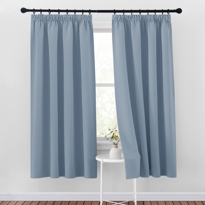 Set draperii Pony Dance, Albastru pal, 2 buc 175 x 140 cm [2]