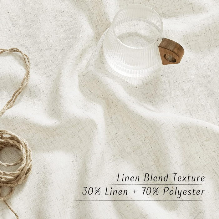 Set Perdele PONY DANCE Semi-transparent, crem, 160 x 140 cm , cu rejansă [4]