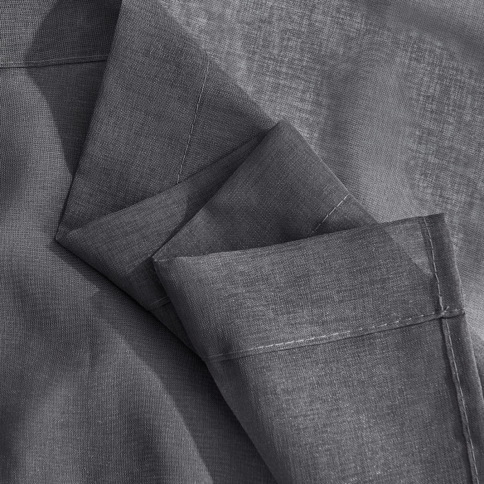 Set Perdele PONY DANCE Semi-transparent, gri închis 245 x B 140 cm , cu rejansă [5]