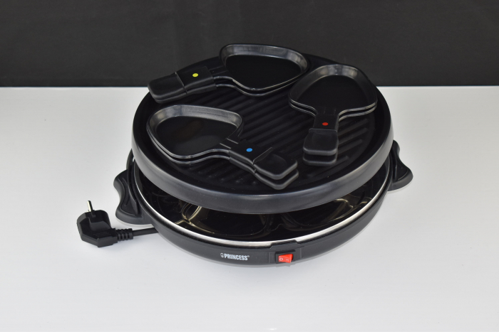 Set raclette și grătar Princess pentru 6 persoane cu acoperire antiaderentă, 800 de wați, - FOARTE BUN [7]