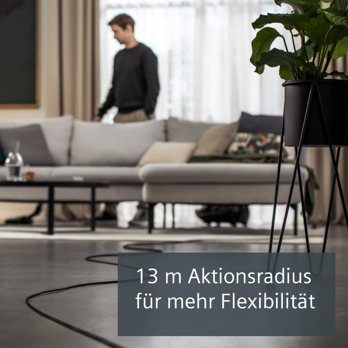 Siemens VSQ5X1230 – Aspirator „Q5.0 extreme silencePower”, Clasa de eficiență energetică B, 850 W, sac vacuum 4 L, filtru de înaltă performanță pentru igienă, culoare negru, fără sac suplimentar [7]