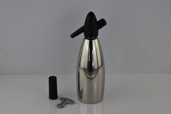 Sifon, Kayser cu bazin din oțel inoxidabil, 34 x 9 x 33 cm, 1 litru -CA NOU [5]