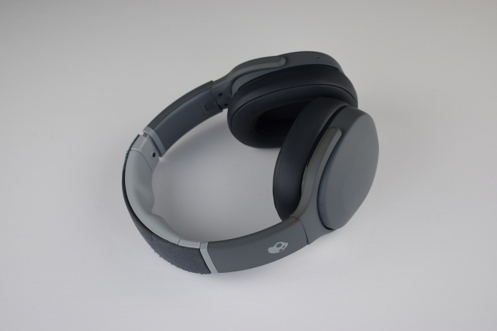 Skullcandy Crusher Evo Caști over-ear fără fir cu microfon, bass senzorial ajustabil, încărcare rapidă și autonomie de 40 de ore - Gri -BUN [5]