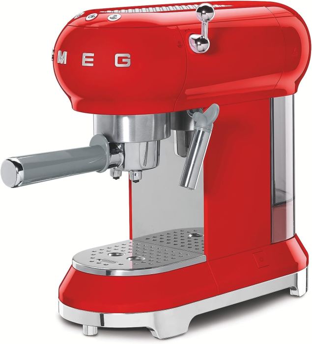 Smeg ECF01RDEU – Mașină de cafea semi-automată, espressor, capacitate rezervor apă 1 litru [3]