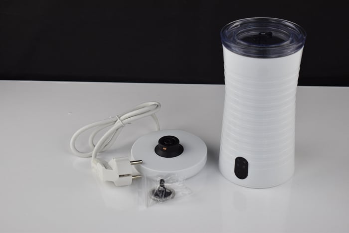 Spumător Morpilot Montalatte Electric Automat, Spumator, Aparat pentru spuma de Lapte 4 în 1 cu Acoperire Antiaderentă, pentru Macchiato, Cappuccino, Caffélatte Rece sau Calda -FOARTE BUN [2]