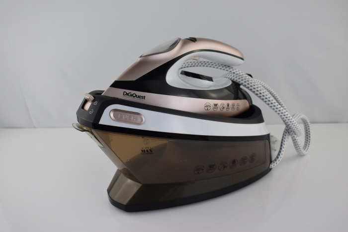 Statie de călcat cu abur, placă ceramică, sistem de curățare, DIGIQUEST - FOARTE BUN [7]