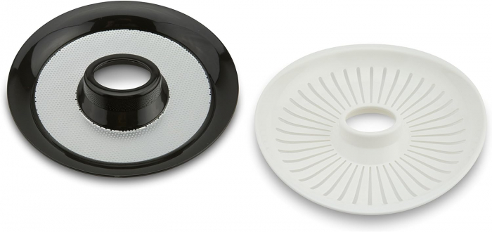 Storcător electric de fructe Moulinex PC300B10, metal plastic, alb/negru - CA NOU [3]