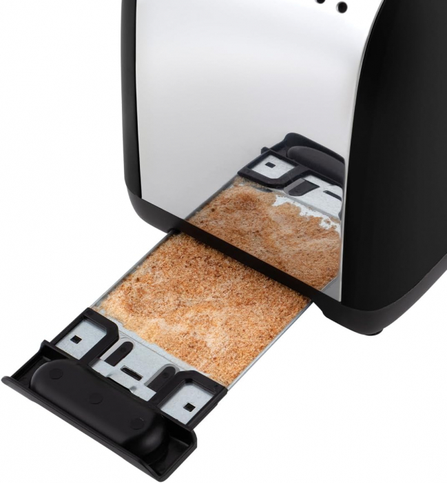 Păjitor de pâine Russell Hobbs Colours Plus 26550-56 [pentru 2 felii], din oțel inoxidabil negru - FOARTE BUN [2]