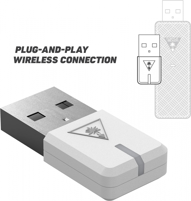 Turtle Beach Stealth 600 Gen 2 Alb - Cască de Gaming Wireless, Compatibilă cu Mai Multe Platforme, Baterie de 15 Ore și Mai Mult pentru PS5, PS4 și PC - CA NOU [6]