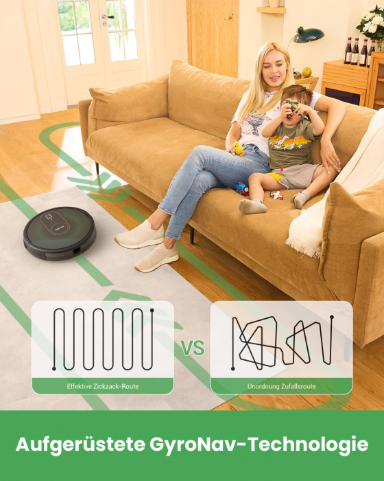 Vactidy Nimble T8 Aspirator robot 2-1 spală & aspiră 4000Pa, 150 Minute de funcționare -FOARTE BUN [5]