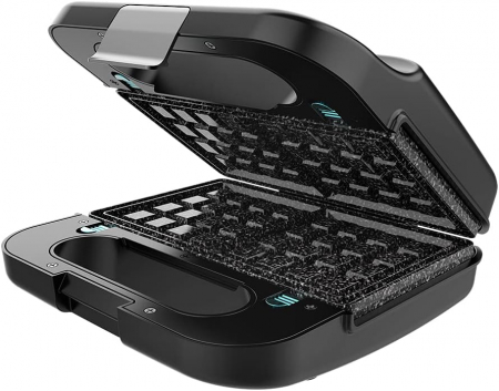 Sandwichmaker Cecotec Rock'nToast 4in1, 1000 W Putere, 4 Plăci Schimbabile - CA NOU [0]