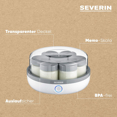 Severin JG 3520 Masina de iaurt 14 borcan - FOARTE BUN [3]