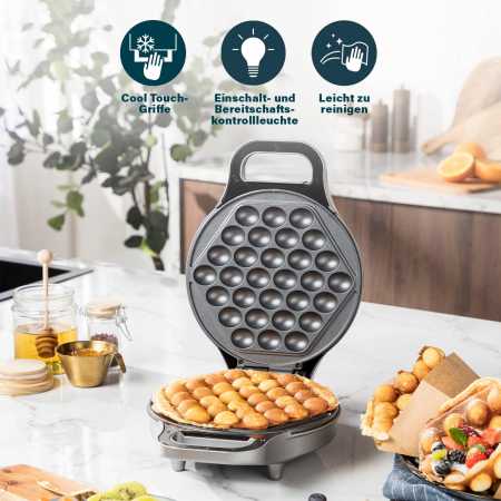 Aparat de facut vafe bubble waffle Princess ,Culoarea Negru - DAUNĂ DE TRANSPORT [5]