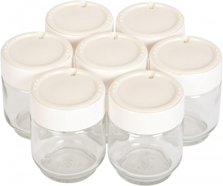 Aparat de preparat iaurt Moulinex YG231E32, 13W, 1,12 litri, 7 compartimente, pahare din sticla -FOARTE BUN [4]