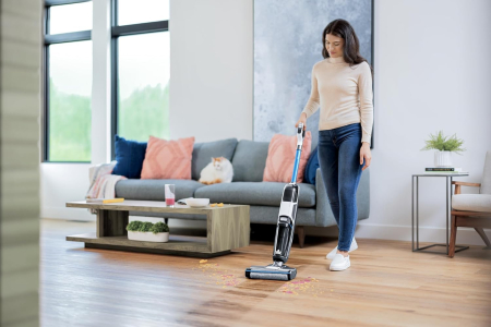 BISSELL CrossWave HF3 – Aspirator umed/uscat fără fir, aspirare și spălare într-un singur aparat, aspirator ușor pentru curățare umedă, autonomie de până la 25 de minute, aspirator cu funcție de spăla [4]