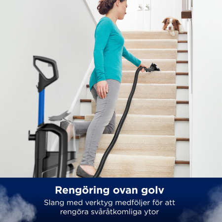 Bissell Revolution HydroSteam – Aspirator pentru covoare și tapițerie, aparat pentru îndepărtarea petelor, culoare neagră [3]