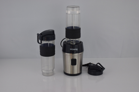 Blender mini H.Koenig Smoothie Maker SMOO9 - 300 de Wați - 570 ml - Oțel Inoxidabil - CA NOU [6]