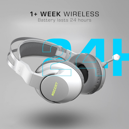 Casti făra fir cu stick roccat elo 7.1 air, 24 durabilitate baterie -CA NOU [2]