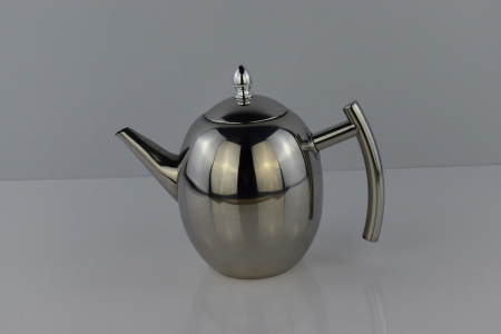 Ceainic din oțel inoxidabil de 1L cu infuzor (Ceainic Japonez), ibric pentru cafea, ceainic pentru plită [6]