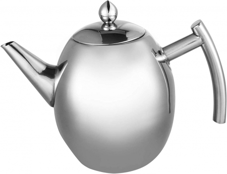 Ceainic din oțel inoxidabil de 1L cu infuzor (Ceainic Japonez), ibric pentru cafea, ceainic pentru plită [0]