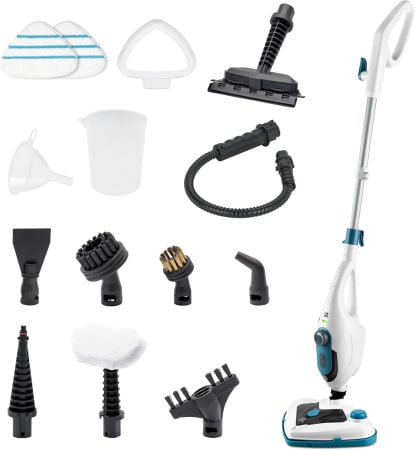 APARATE DE CURĂȚAT CU ABUR - Di4 SteamClean Multi 12 ProMax – Curățător-Mop cu abur multifuncțional 12 în 1, 1500 W,