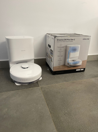 Dreame D10 Plus Gen 2 – Aspirator Robot 2‑în‑1 (Aspirare + Mop) cu Autogolire, Navigație LiDAR și Putere 6.000 Pa [7]