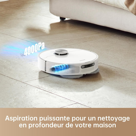 Dreame L10 Prime – Robot aspirator cu ridicare mop 7 mm, curățare automată, navigație LDS, cartografiere 3D, putere de aspirare 4000 Pa, control Wi-Fi / aplicație / Alexa, ideal pentru păr de animale [4]
