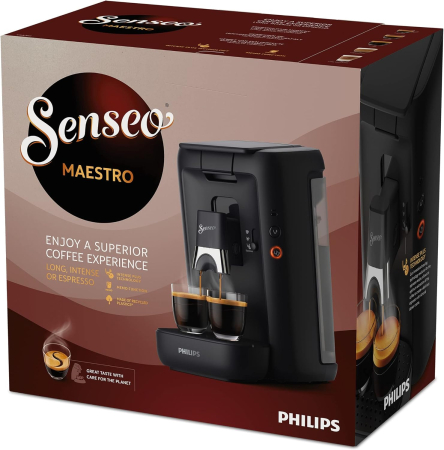 Espressor cu capsule Philips Senseo Maestro, 1450W, 1.2l, Negru [3]