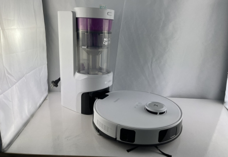 EUREKA E10s DE – Robot aspirator și mop + Stație de aspirare fără sac Multi-Cyclone (4000 Pa, detectare covoare și ridicare mop, navigație LiDAR, ideal împotriva părului de animale [9]