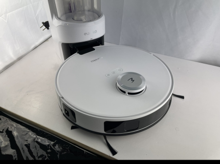 EUREKA E10s DE – Robot aspirator și mop + Stație de aspirare fără sac Multi-Cyclone (4000 Pa, detectare covoare și ridicare mop, navigație LiDAR, ideal împotriva părului de animale [8]