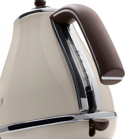 Fierbător de apă De'Longhi Icona Vintage KBOV2001.BG - 1,7 l cu indicator de nivel al apei și bază rotativă la 360° - BUN [3]