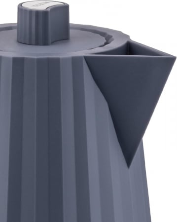 Fierbător Electric Alessi Plissé MDL06 G/UK, din Rășină Termoplastică, Ștecher Englezesc, 2400W, 170 cl, Gri [2]