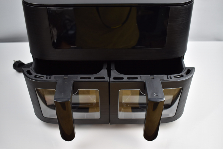 Friteuza cu aer cald Dual Zone, Airfryer 9L, 2570W,  9 meniuri presetate -FOARTE BUN [9]