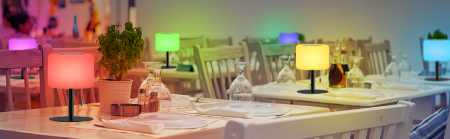 Lampă de masă fără fir pentru exterior, încărcabilă prin USB și solar, impermeabilă IP44, pentru grădină, balcon, restaurant. [10]