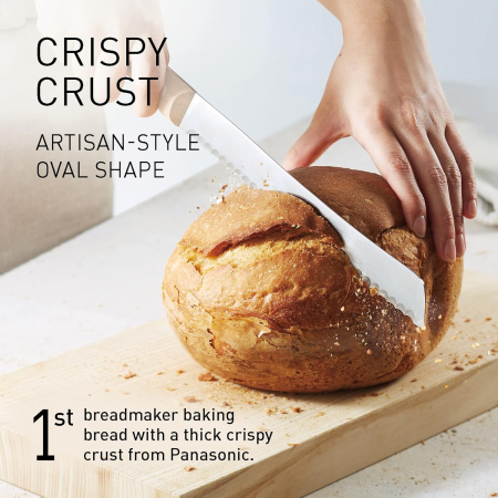 Panasonic SD-ZF2010KXF – Mașină de pâine Croustina, 18 programe, pentru pâine fără gluten, câștigătoare test mașini de pâine 2018, culoare neagră [6]