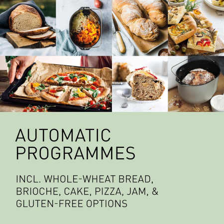 Panasonic SD-ZF2010KXF – Mașină de pâine Croustina, 18 programe, pentru pâine fără gluten, câștigătoare test mașini de pâine 2018, culoare neagră [2]