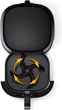 Philips Essential Airfryer XL HD9270/90 – Friteuză cu aer cald Rapid Air, 6,2 L, 2000 W, 5 porții, negru [5]