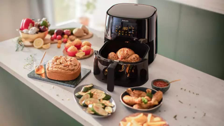 Philips Essential Airfryer XL HD9270/90 – Friteuză cu aer cald Rapid Air, 6,2 L, 2000 W, 5 porții, negru [6]