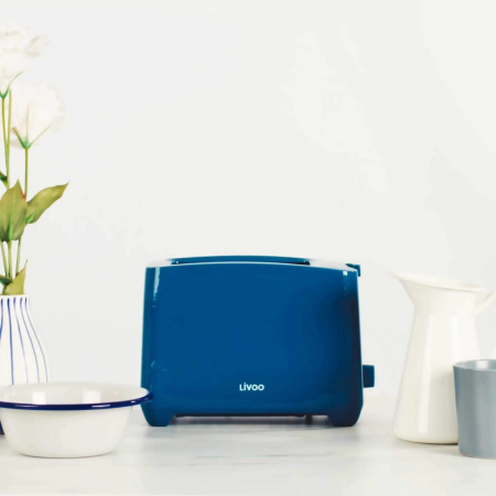 Prăjitor de pâine LIVOO DOD162B design special- albastru -DECENT [2]