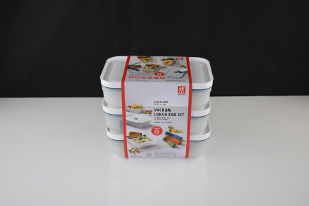 Set 3 caserole vidare pentru pranz, plastic, "FRESH & SAVE" - Zwilling -CA NOU [4]