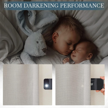 Set draperii Pony Dance, gri deschis și cald, 2 buc 245 x 140, rejansă [2]