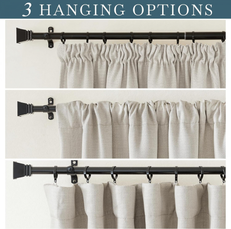 Set draperii Pony Dance, gri deschis și cald, 2 buc 245 x 140, rejansă [4]