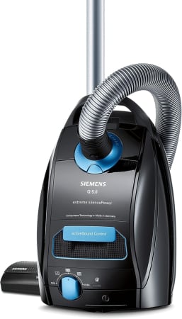 ASPIRATOARE ȘI MĂTURI - Siemens VSQ5X1230 – Aspirator „Q5.0 extreme silencePower”, Clasa de eficiență energetică B, 850 W, sac vacuum 4 L, filtru de înaltă performanță pentru igienă, culoare negru, fără sac suplimentar